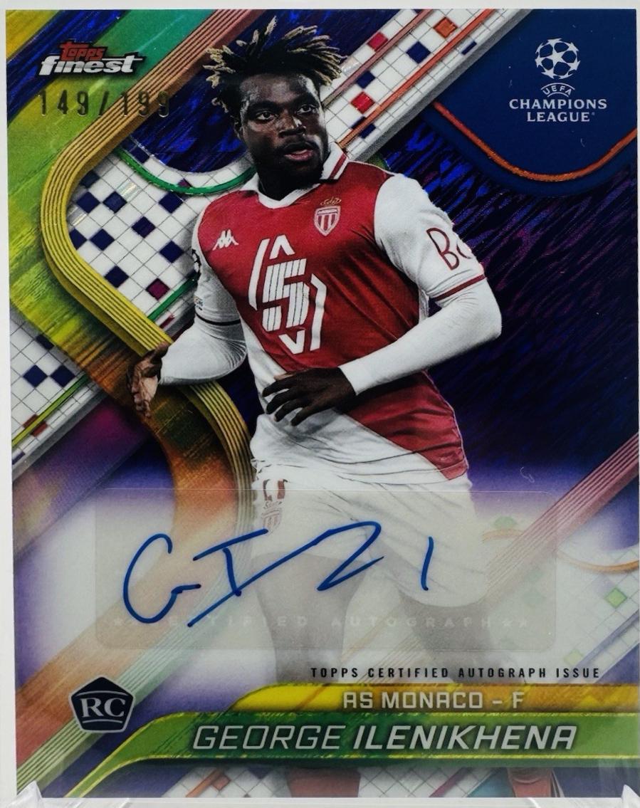 George Ilenikhena [Purple Shimmer Refractor] #BA-GI