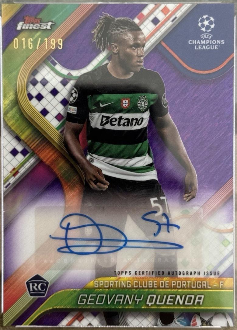 Geovany Quenda [Purple Shimmer Refractor] #BA-GQ
