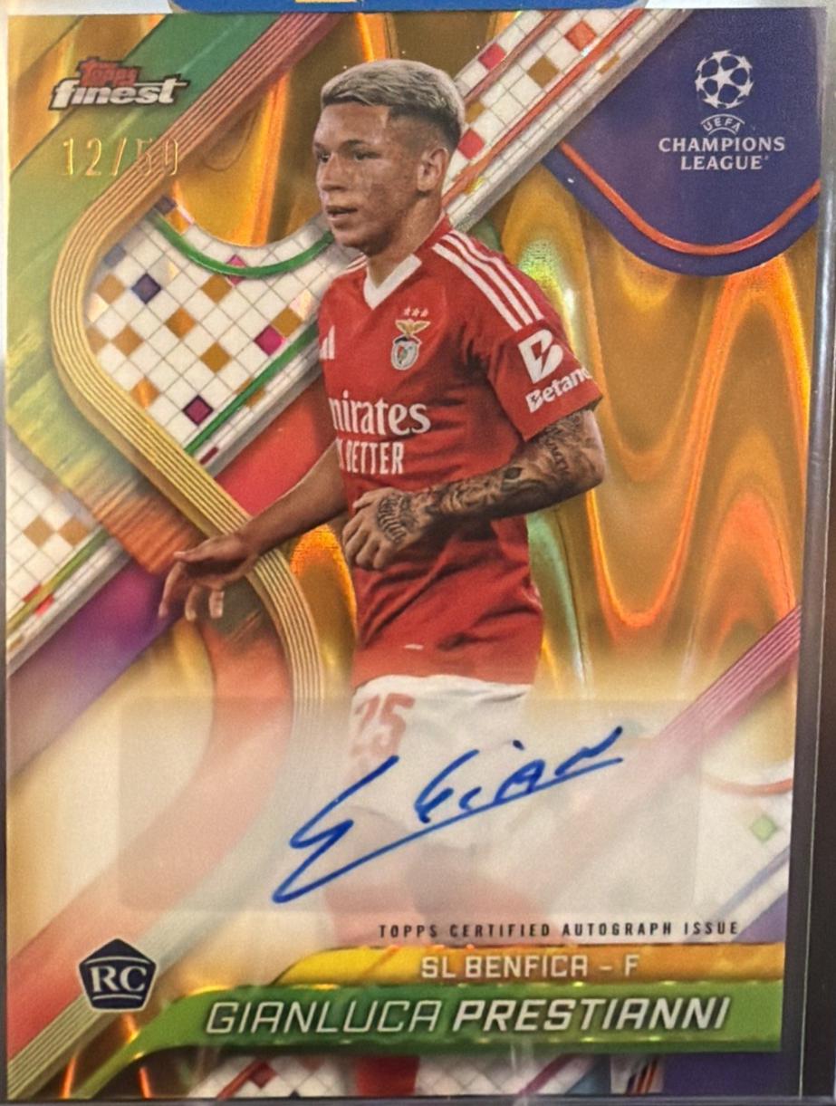 Gianluca Prestianni [Gold Refractor] #BA-GP