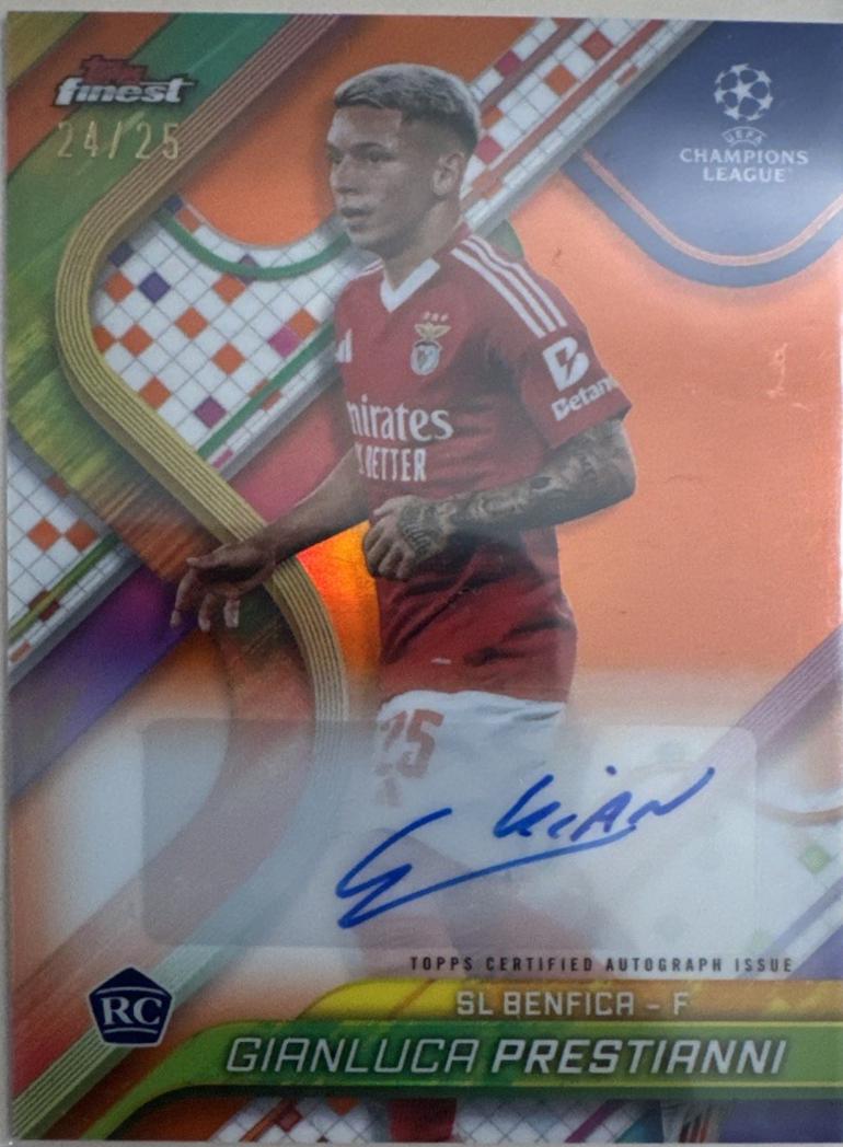 Gianluca Prestianni [Orange Refractor] #BA-GP