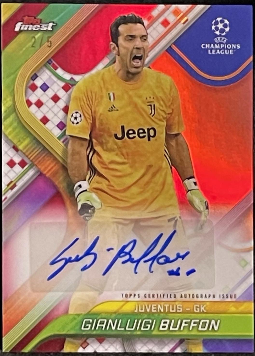 Gianluigi Buffon [Red Refractor] #BA-GG