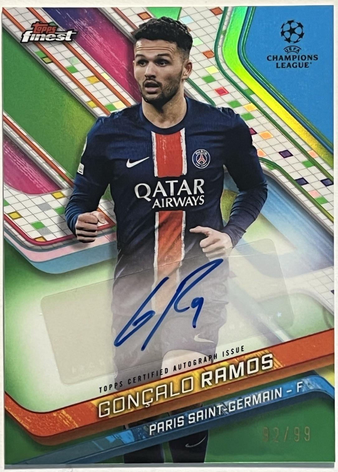 Goncalo Ramos [Neon Green Refractor] #BA-GR