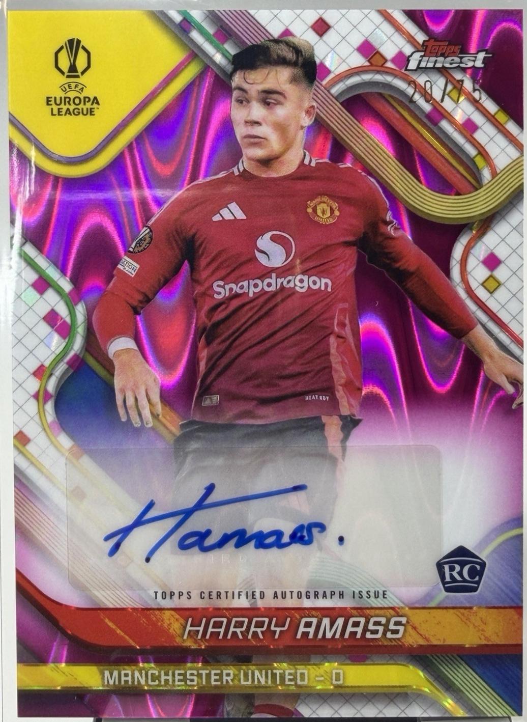 Harry Amass [Magenta Refractor] #BA-HA