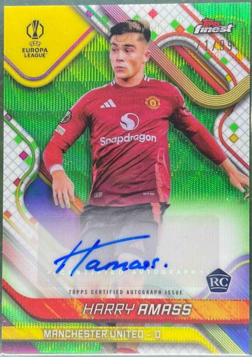 Harry Amass [Neon Green Wave Refractor] #BA-HA