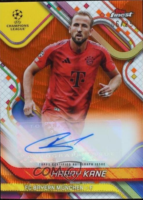 Harry Kane [Orange Wave Refractor] #BA-HK