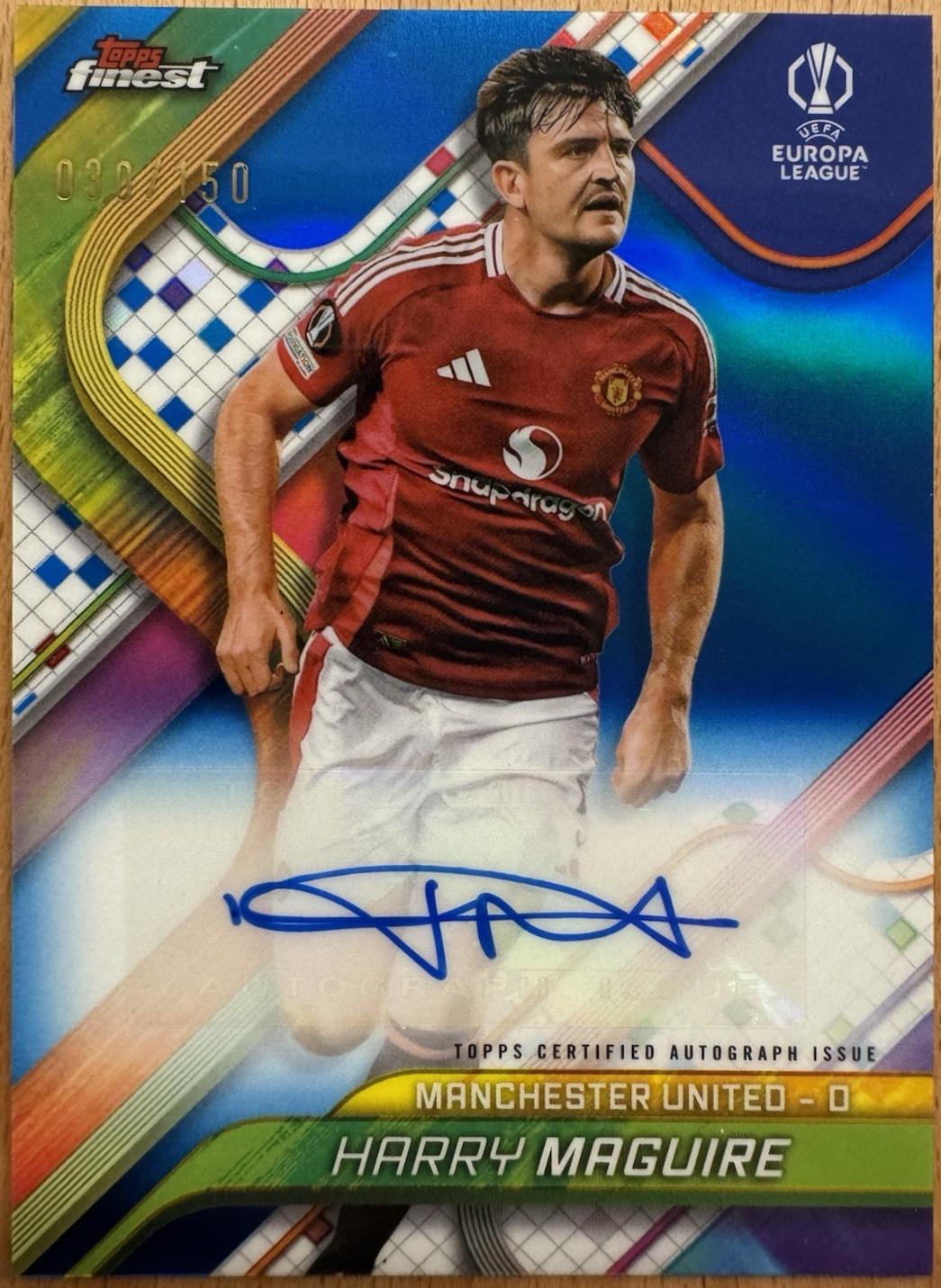 Harry Maguire [Blue Refractor] #BA-HM
