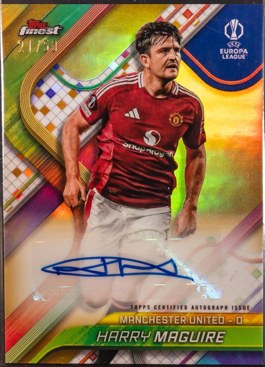 Harry Maguire [Gold Refractor] #BA-HM