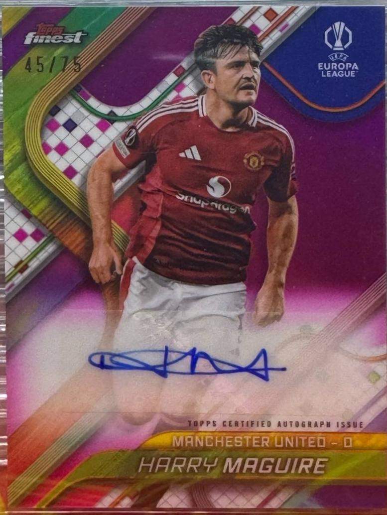 Harry Maguire [Magenta Refractor] #BA-HM