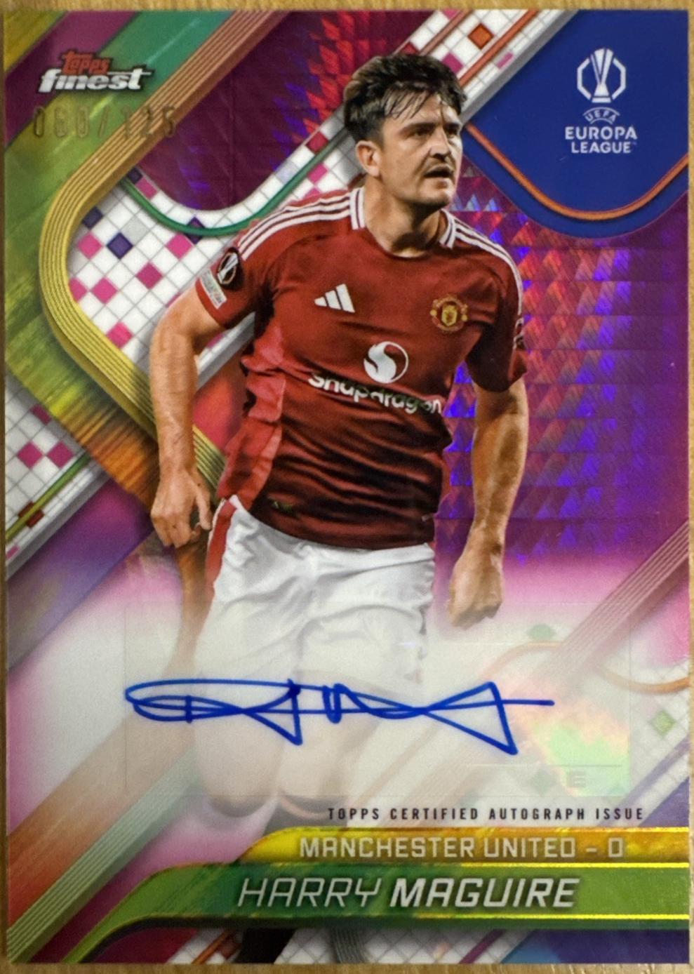 Harry Maguire [Pink Prism Refractor] #BA-HM