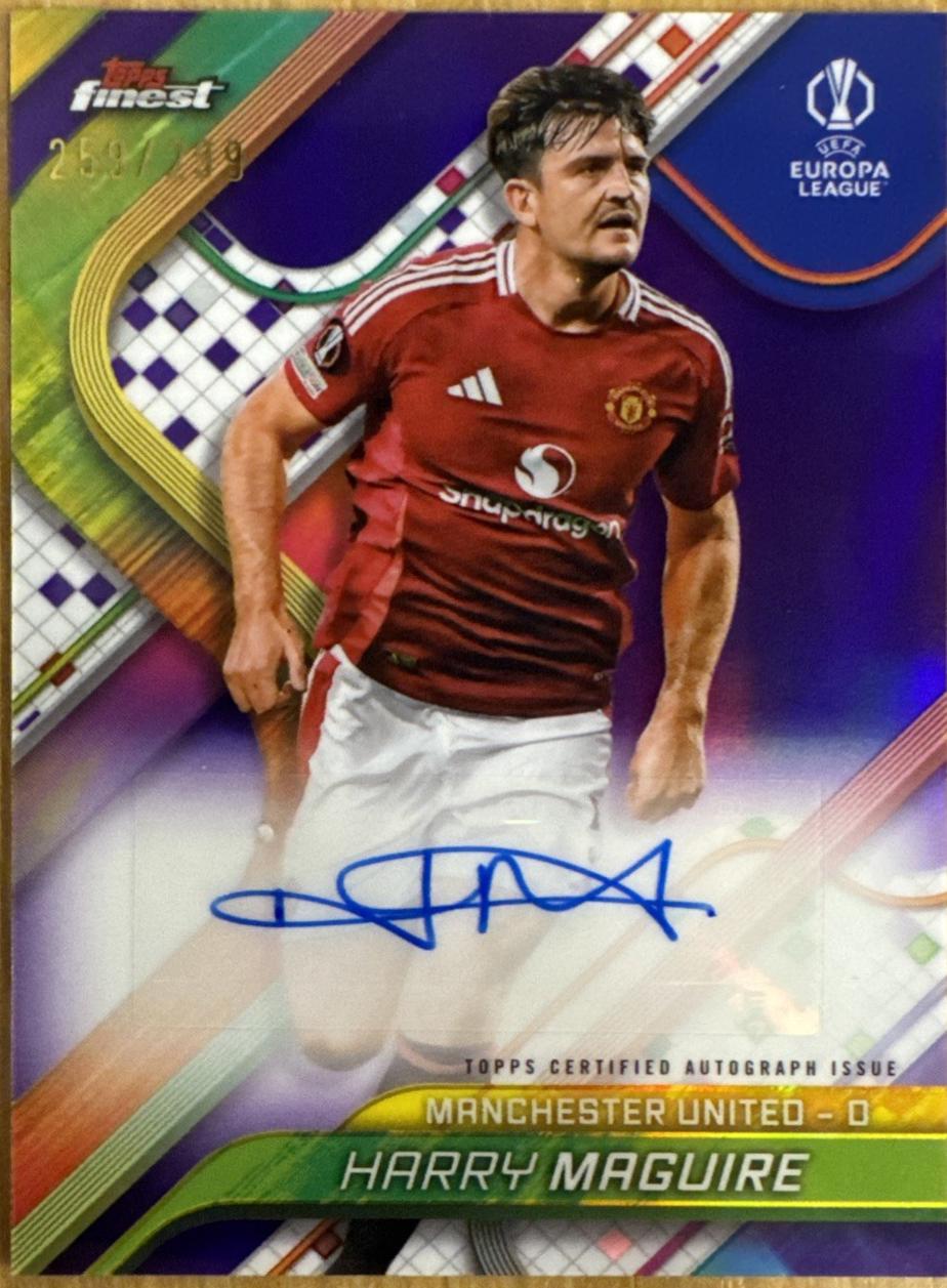 Harry Maguire [Purple Refractor] #BA-HM