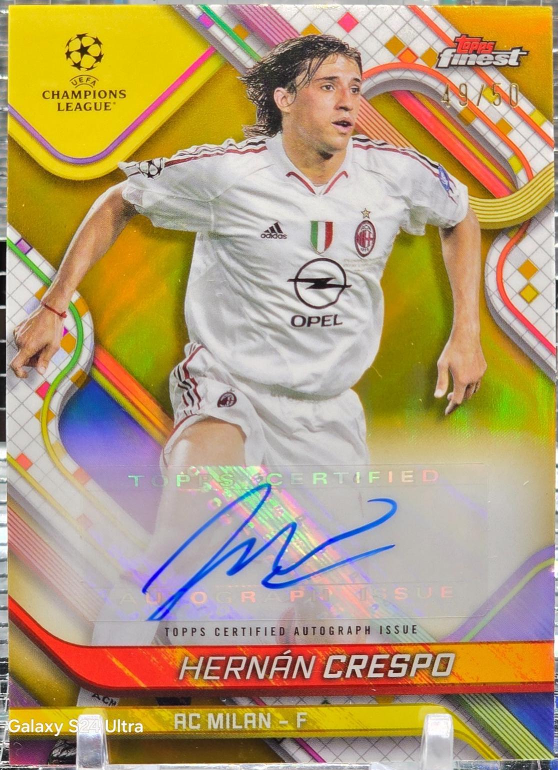 Hernan Crespo [Gold Refractor] #BA-HC