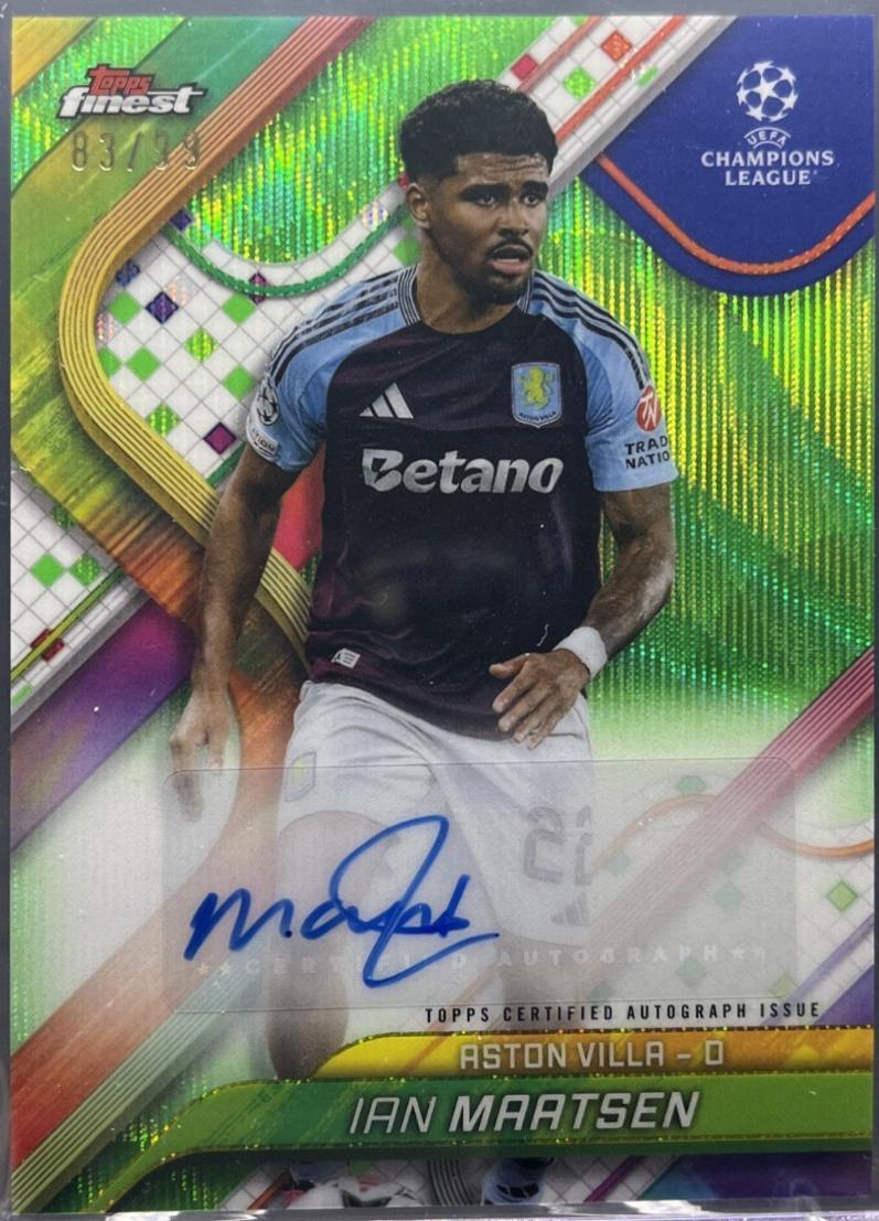 Ian Maatsen [Neon Green Wave Refractor] #BA-IM