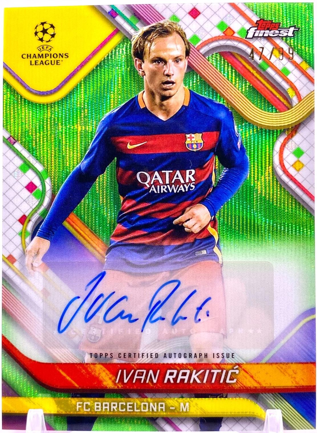 Ivan Rakitic [Neon Green Wave Refractor] #BA-IR