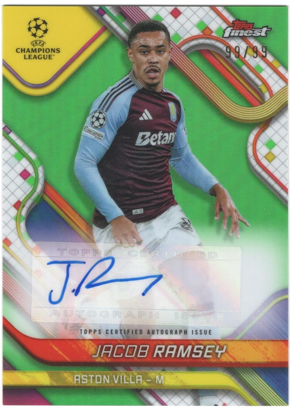 Jacob Ramsey [Neon Green Refractor] #BA-RA