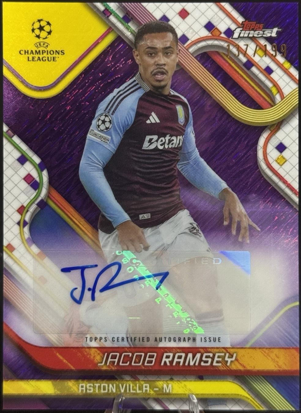 Jacob Ramsey [Purple Shimmer Refractor] #BA-RA