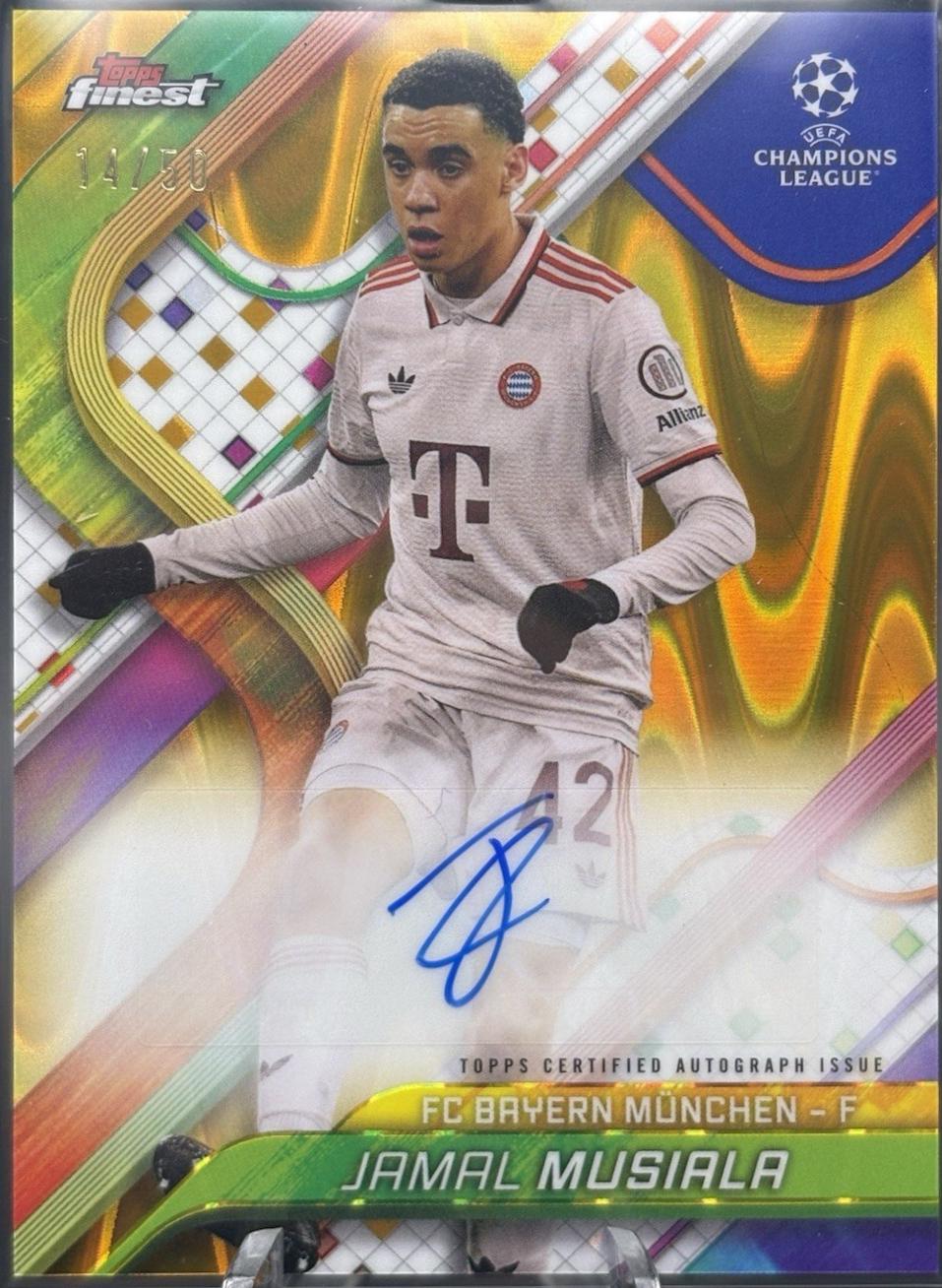 Jamal Musiala [Gold Wave Refractor] #BA-JM
