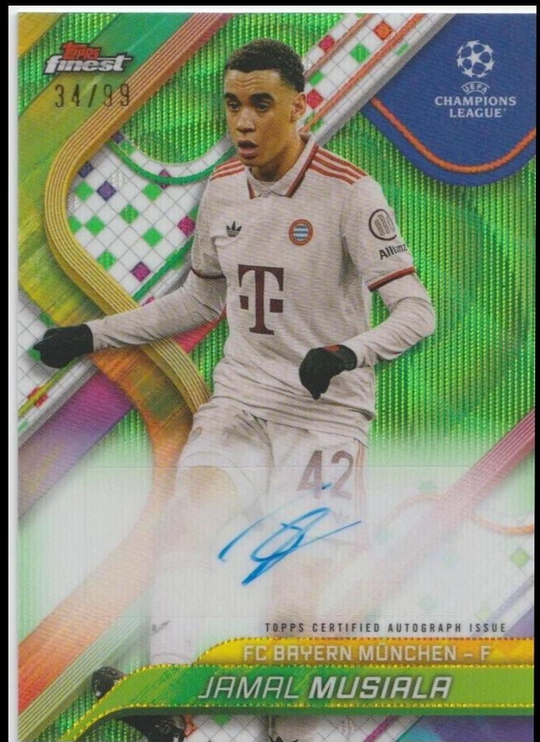 Jamal Musiala [Neon Green Refractor] #BA-JM
