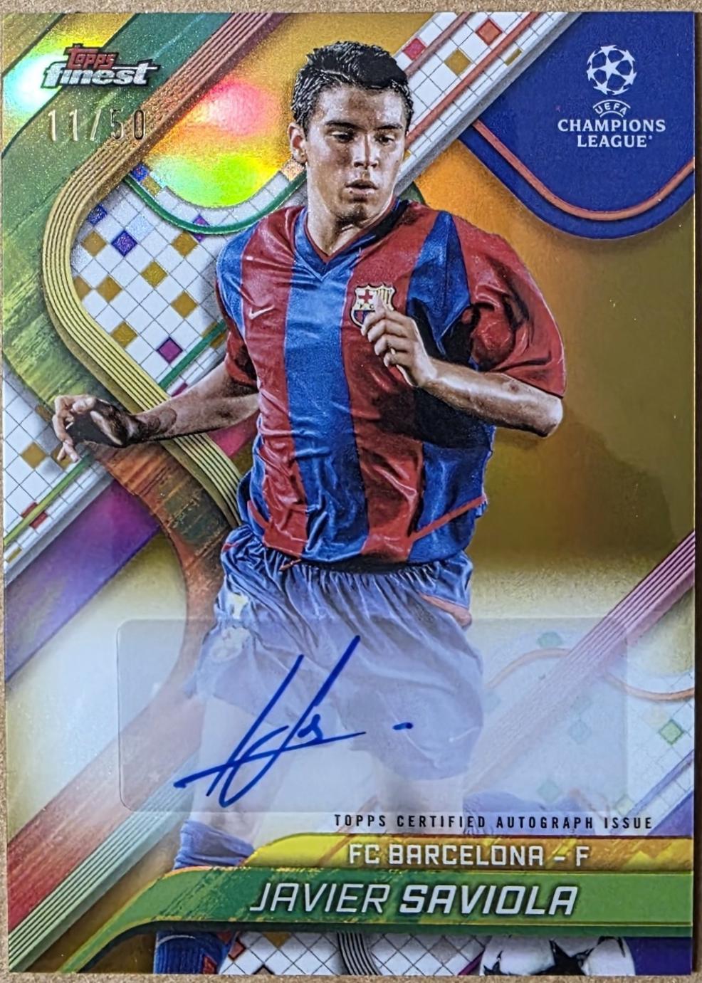 Javier Saviola [Gold Refractor] #BA-JS
