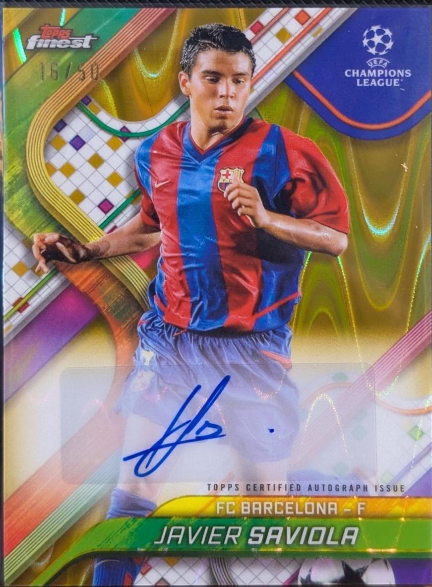 Javier Saviola [Gold Wave Refractor] #BA-JS
