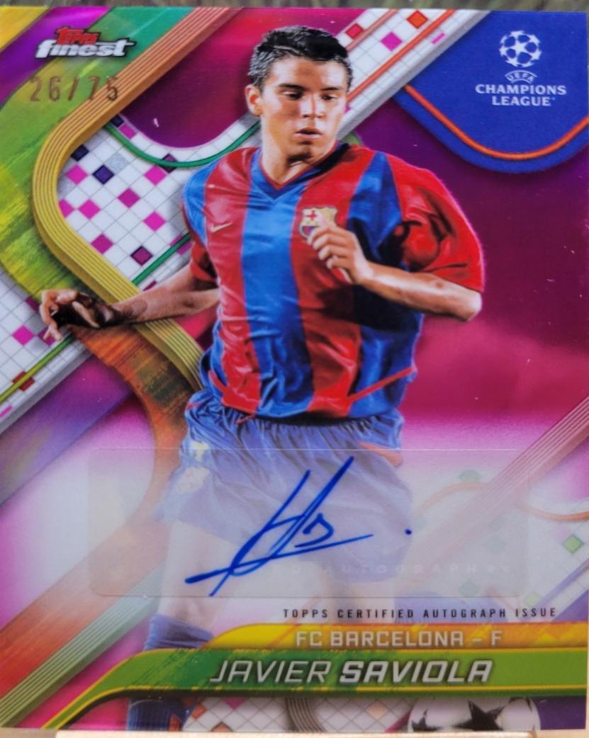 Javier Saviola [Magenta Refractor] #BA-JS