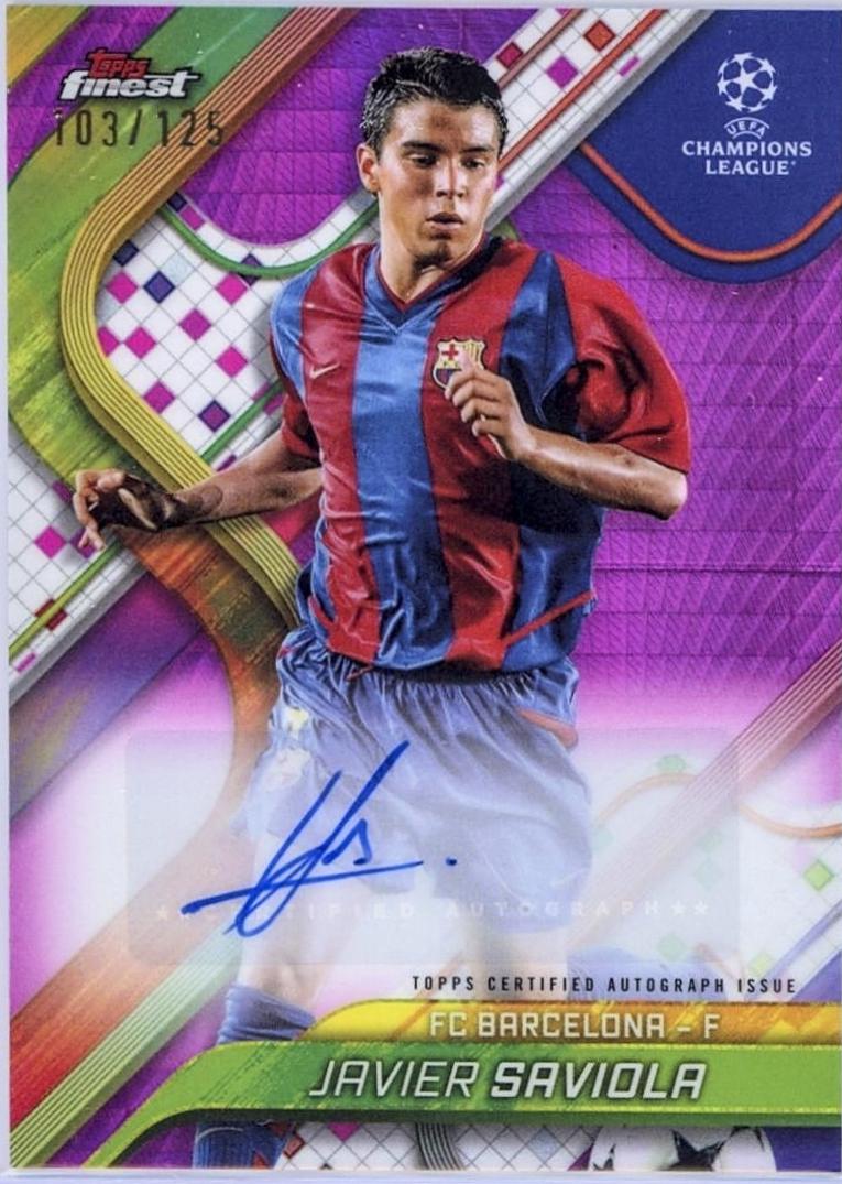 Javier Saviola [Pink Prism Refractor] #BA-JS