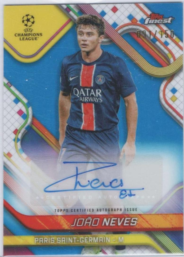 Joao Neves [Blue Refractor] #BA-JN