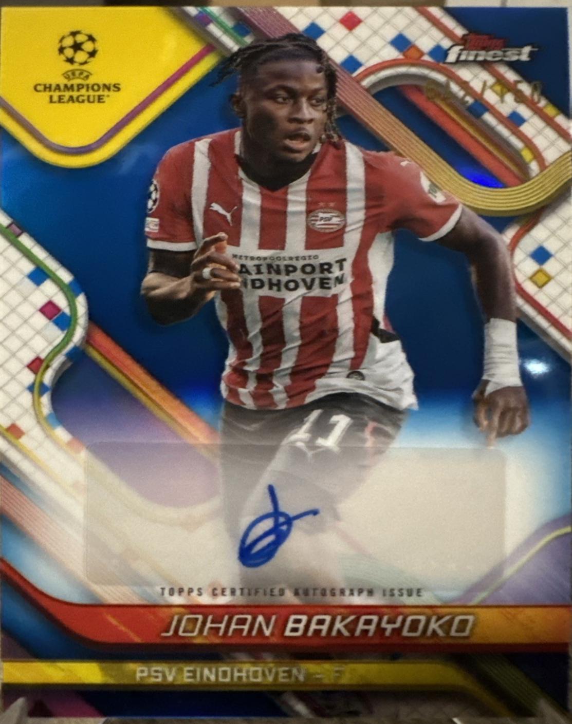 Johan Bakayoko [Blue Refractor] #BA-BK