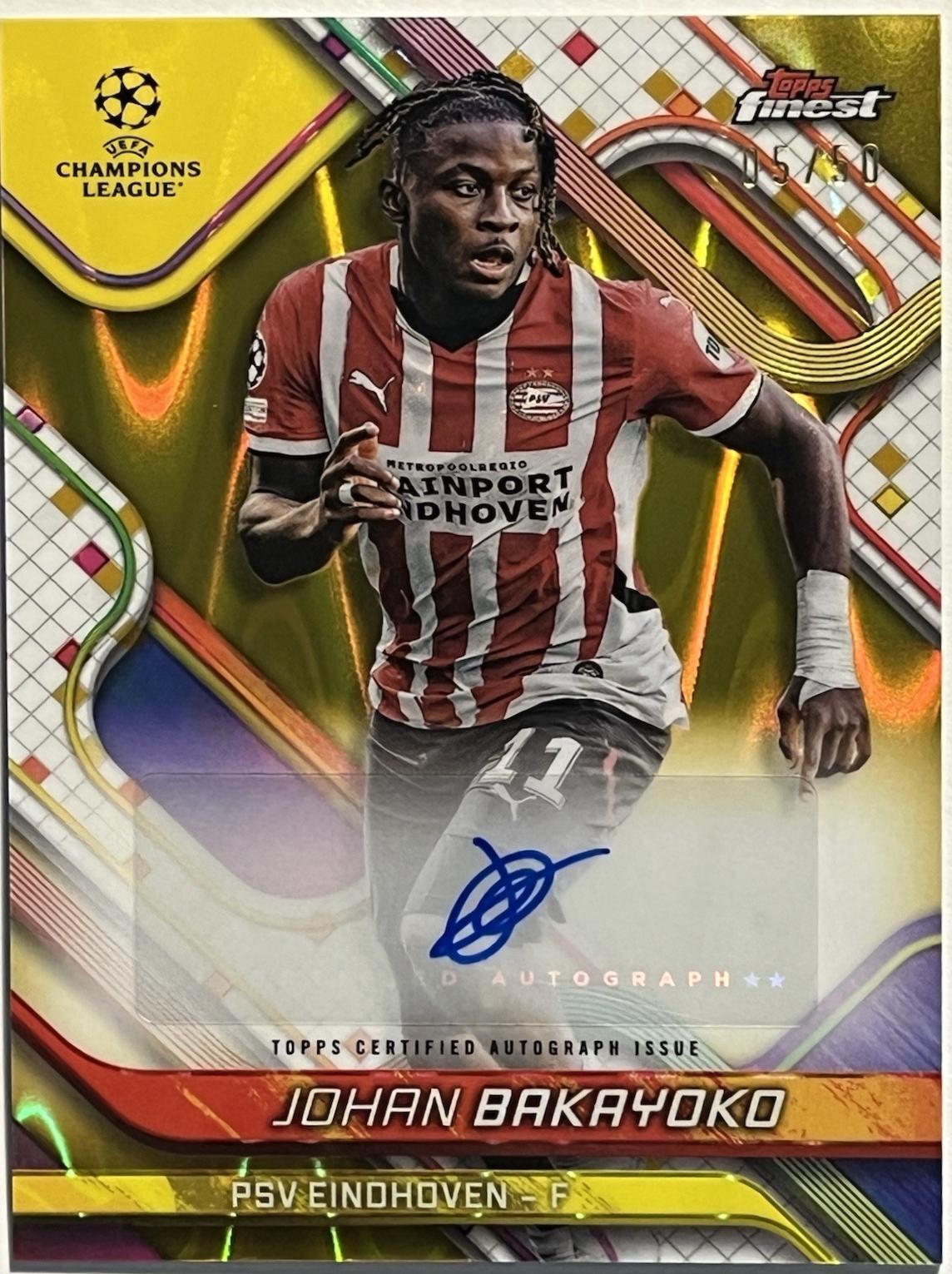 Johan Bakayoko [Gold Wave Refractor] #BA-BK