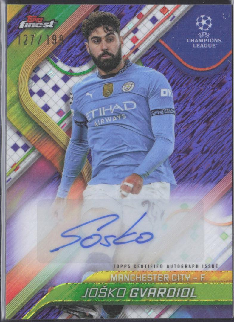Josko Gvardiol [Purple Shimmer Refractor] #BA-JG