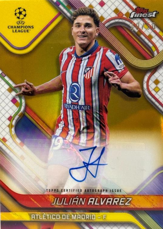 Julian Alvarez [Gold Refractor] #BA-AL