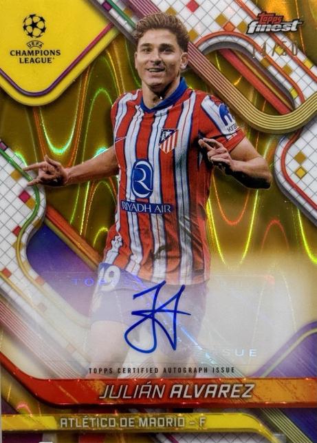 Julian Alvarez [Gold Wave Refractor] #BA-AL