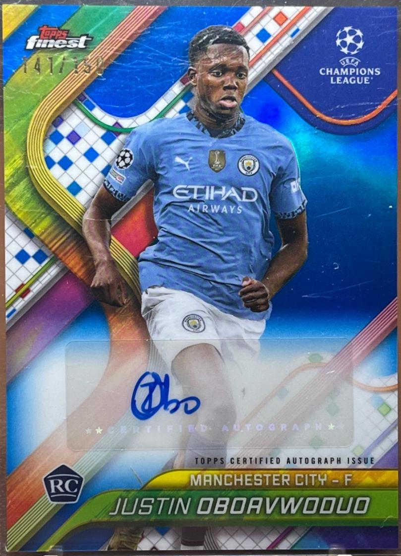 Justin Oboavwoduo [Blue Refractor] #BA-JO