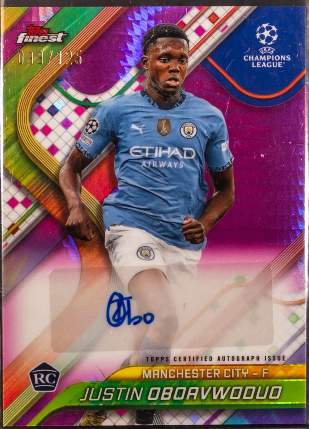 Justin Oboavwoduo [Pink Prism Refractor] #BA-JO