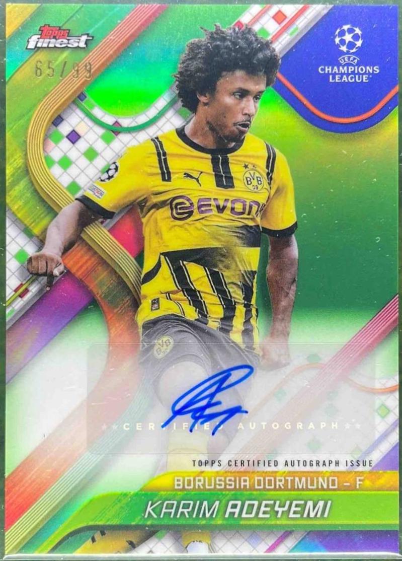 Karim Adeyemi [Neon Green Refractor] #BA-YE