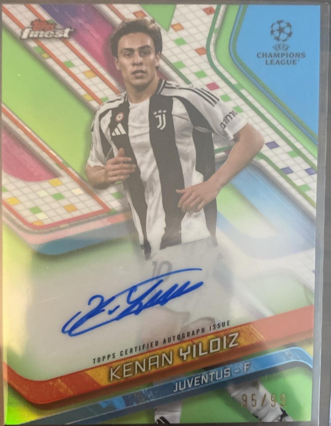Kenan Yildiz [Neon Green Refractor] #BA-KY