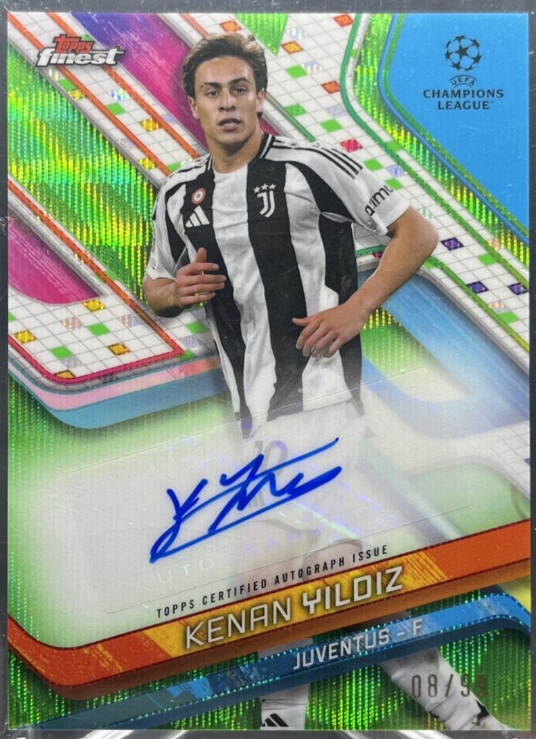 Kenan Yildiz [Neon Green Wave Refractor] #BA-KY