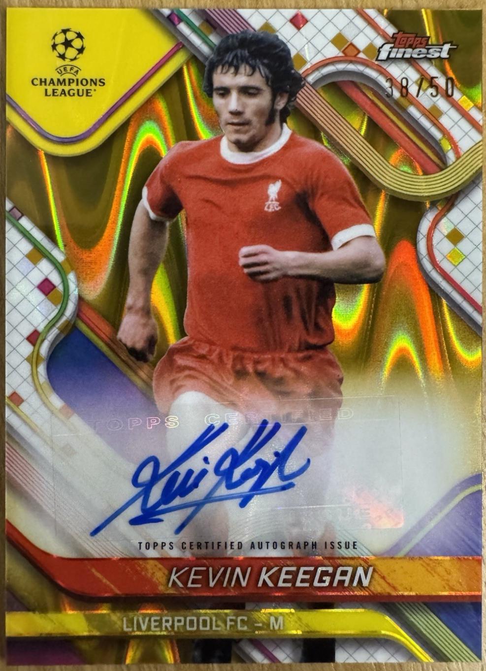 Kevin Keegan [Gold Wave Refractor] #BA-KK