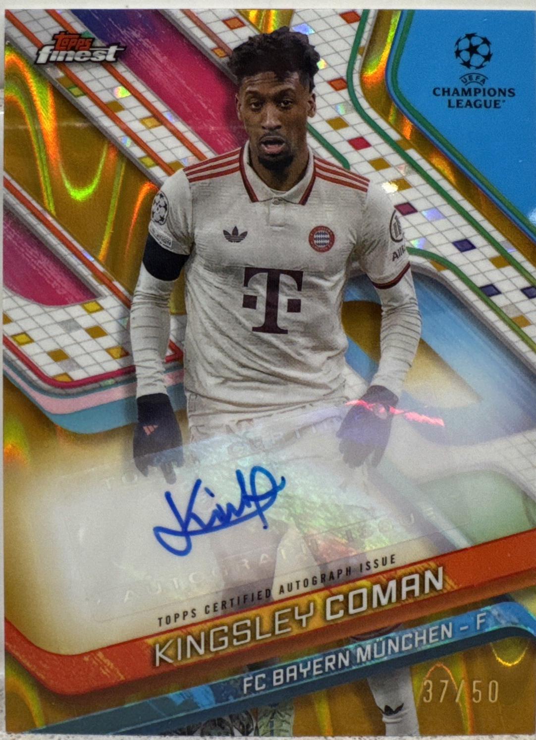 Kingsley Coman [Gold Wave Refractor] #BA-KC
