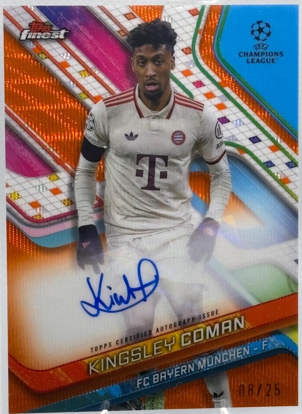 Kingsley Coman [Orange Wave Refractor] #BA-KC