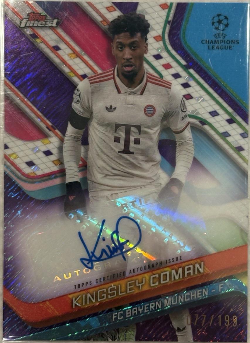Kingsley Coman [Purple Shimmer Refractor] #BA-KC