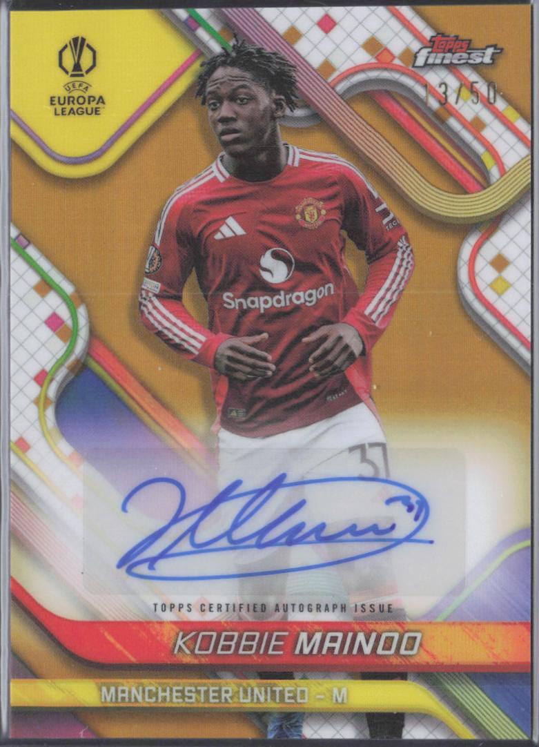 Kobbie Mainoo [Gold Refractor] #BA-KB