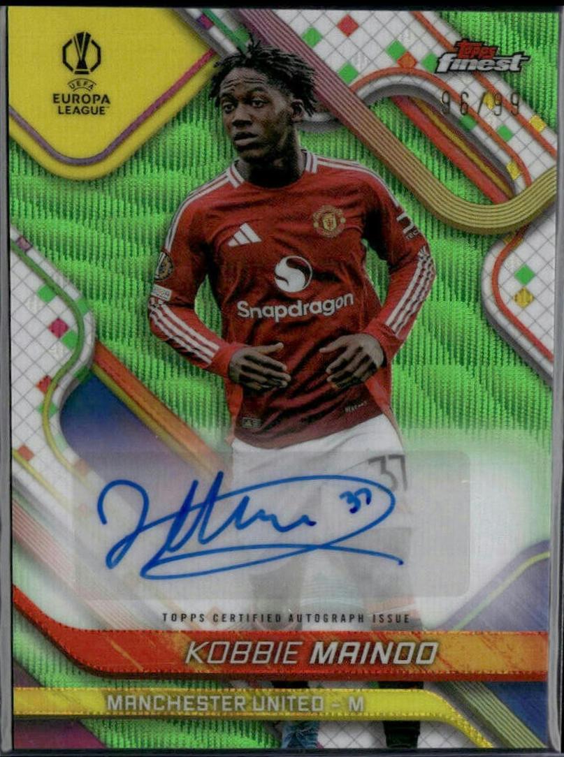 Kobbie Mainoo [Neon Green Wave Refractor] #BA-KB