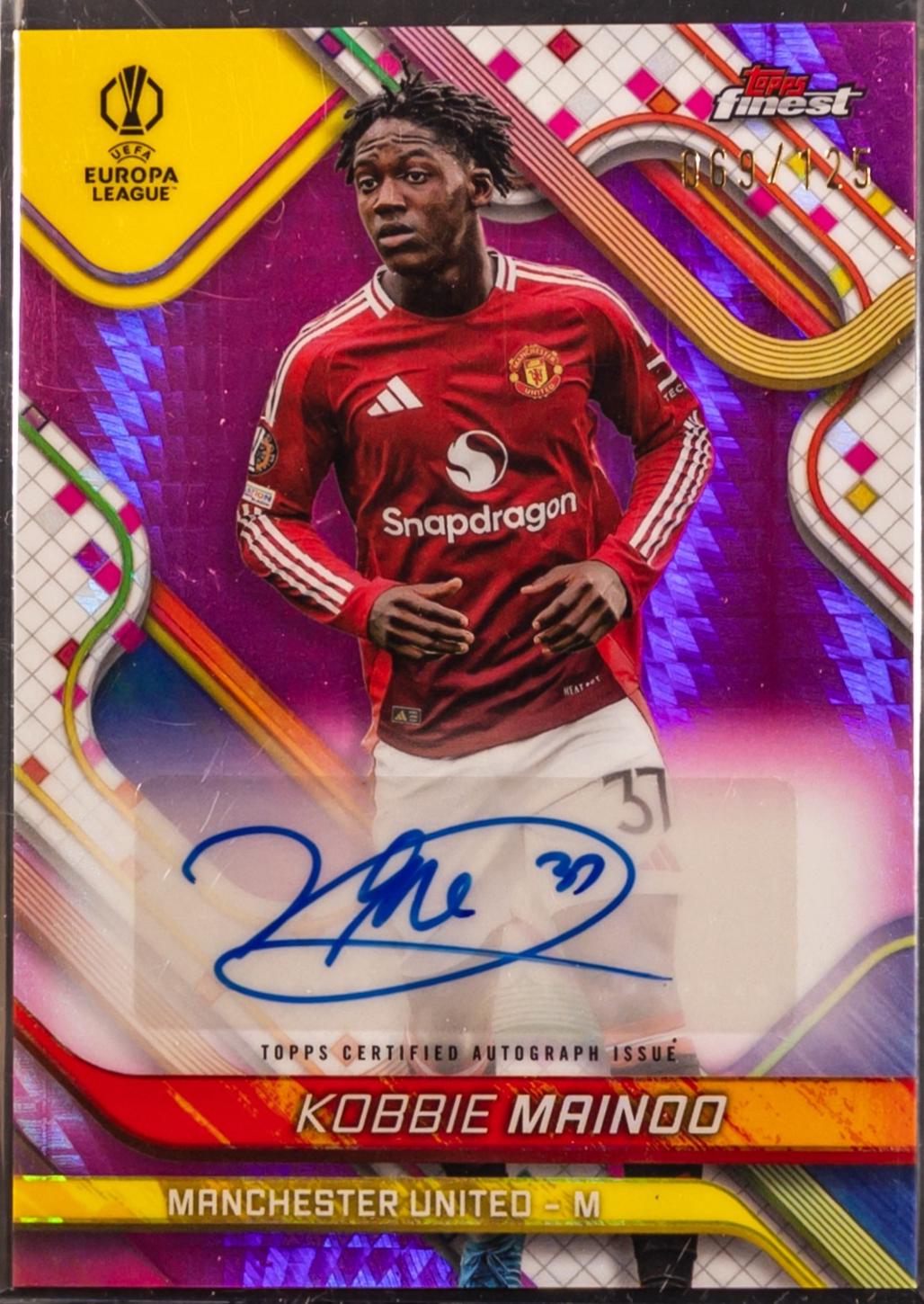 Kobbie Mainoo [Pink Prism Refractor] #BA-KB