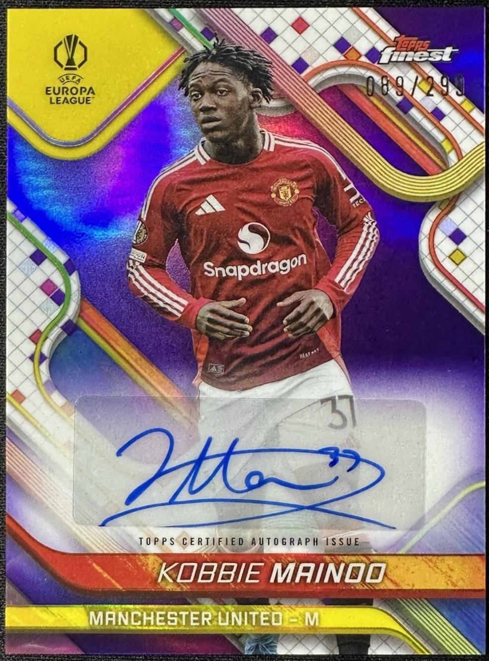 Kobbie Mainoo [Purple Refractor] #BA-KB