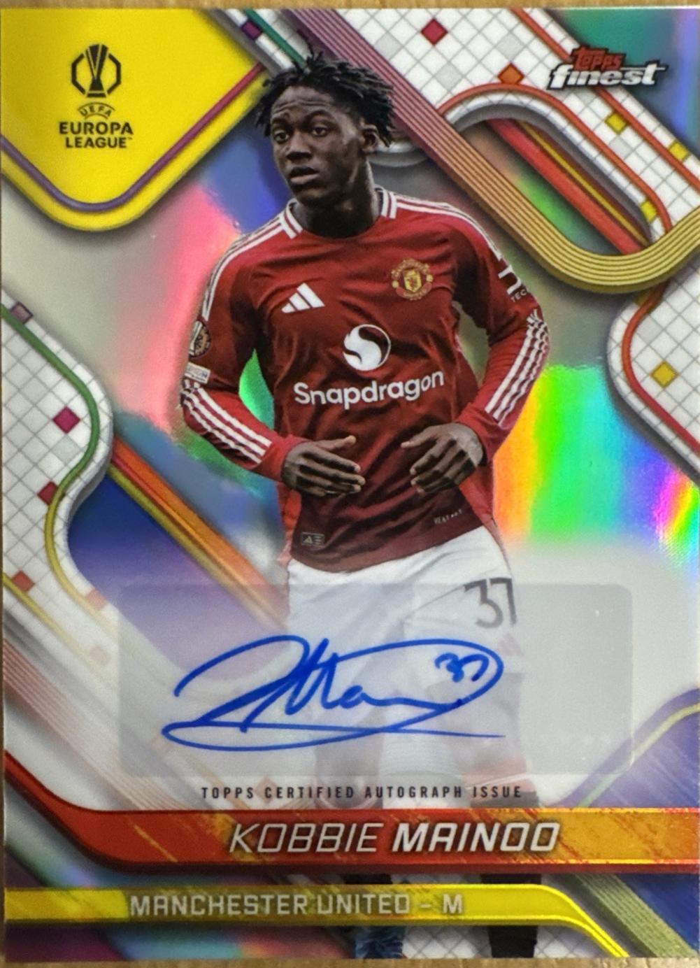 Kobbie Mainoo [Red Wave Refractor] #BA-KB