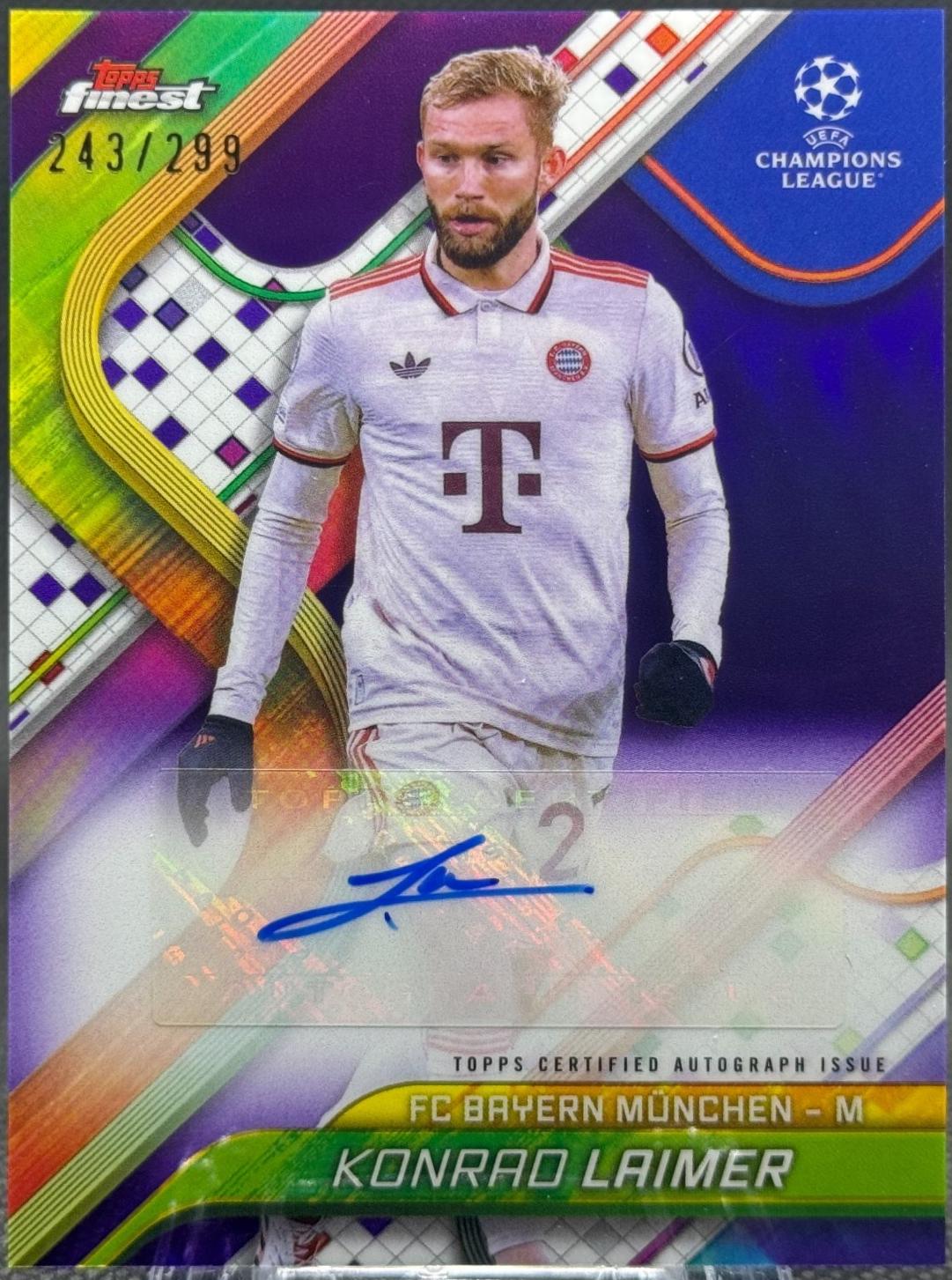 Konrad Laimer [Purple Refractor] #BA-KL