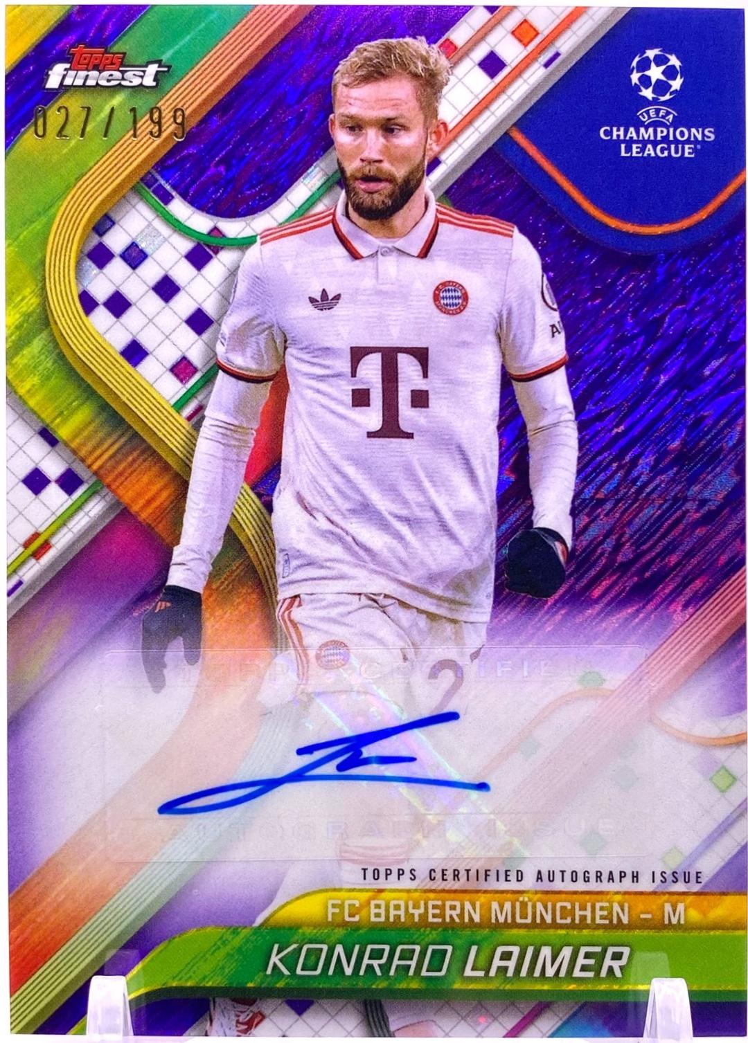Konrad Laimer [Purple Shimmer Refractor] #BA-KL