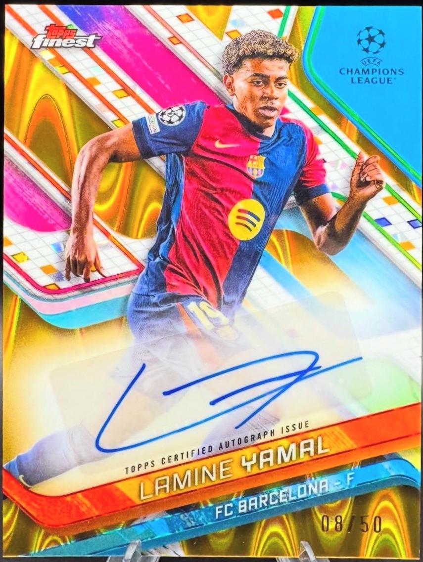 Lamine Yamal [Gold Refractor] #BA-YL