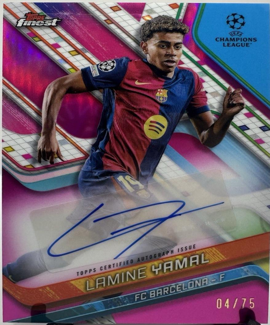 Lamine Yamal [Magenta Refractor] #BA-YL