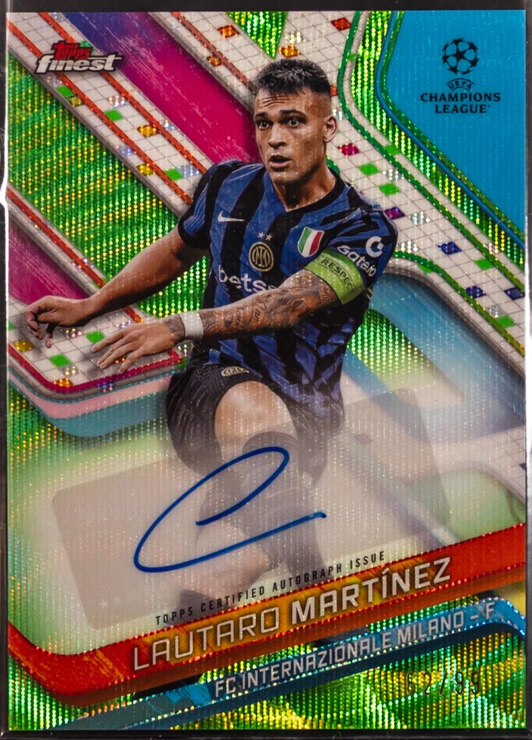 Lautaro Martinez [Neon Green Wave Refractor] #BA-LA